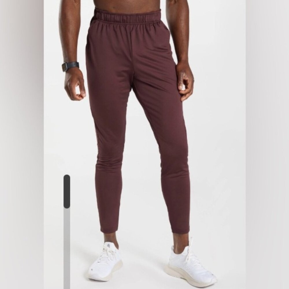 NWOT GYMSHARK SPORT JOGGERSSlim Fit Baked Maroon